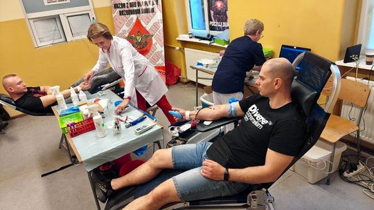 11 litrów życia. Żołnierze i mieszkańcy Braniewa oddali krew