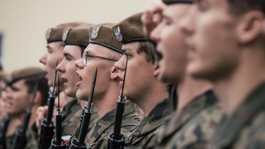 Blisko 130 ochotników złożyło przysięgę wojskową w Braniewie