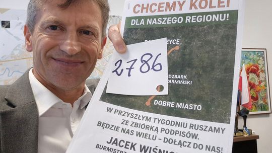 Burmistrz Lidzbarka Warmińskiego: Kolej powinna odpowiadać na potrzeby regionu