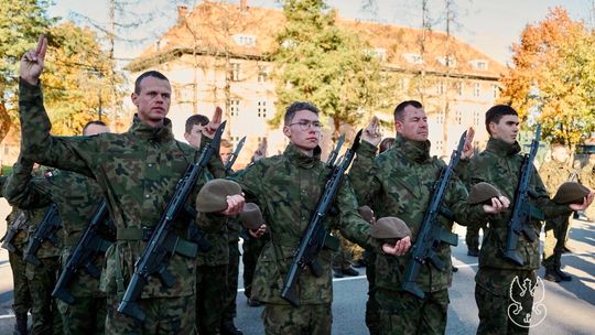 Kolejni terytorialsi na Warmii i Mazurach. Przysięgę złożyli w Braniewie