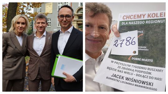 Lidzbark Warmiński walczy o pociągi. Petycja trafiła do ministra