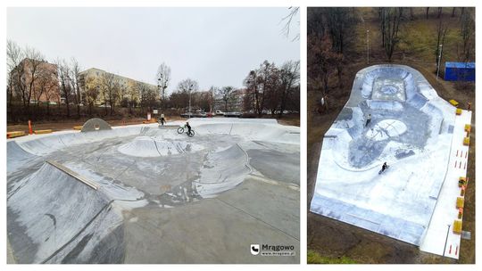 Na desce, hulajnodze, rolkach czy rowerze. Nowy skatepark w Mrągowie już działa Na desce, hulajnodze, rolkach czy rowerze. Nowy skatepark w Mrągowie już działa