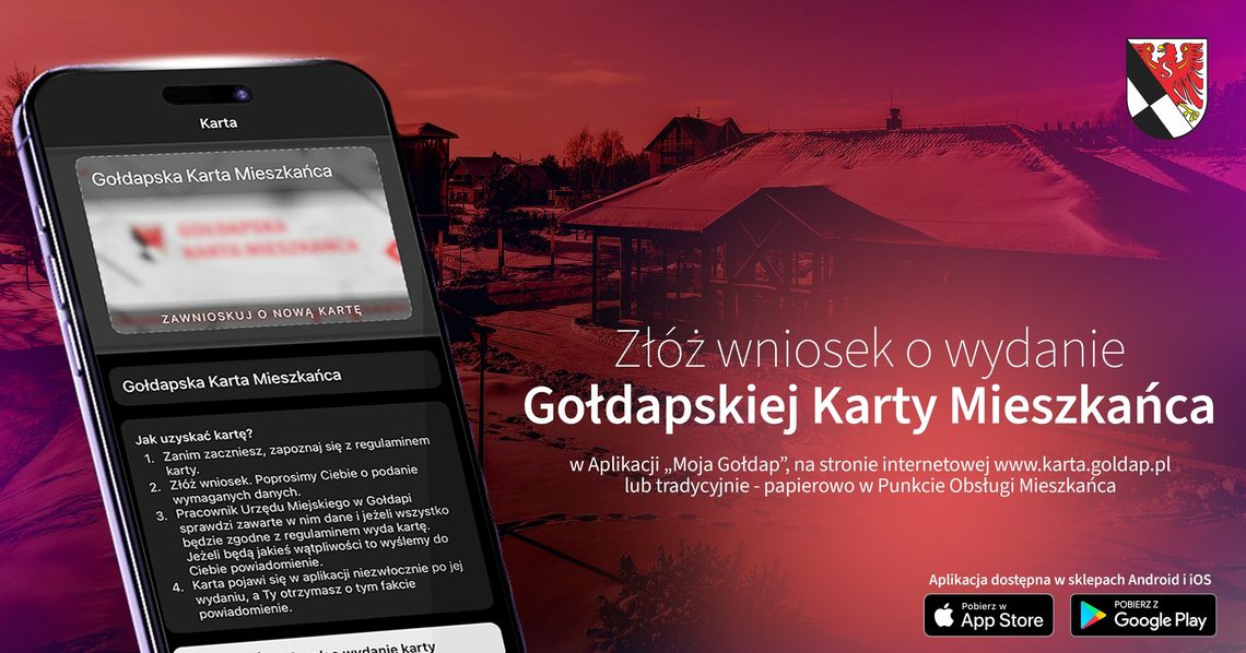 Jedna karta, wiele korzyści. Program dla mieszkańców Gołdapi Jedna karta, wiele korzyści. Program dla mieszkańców Gołdapi