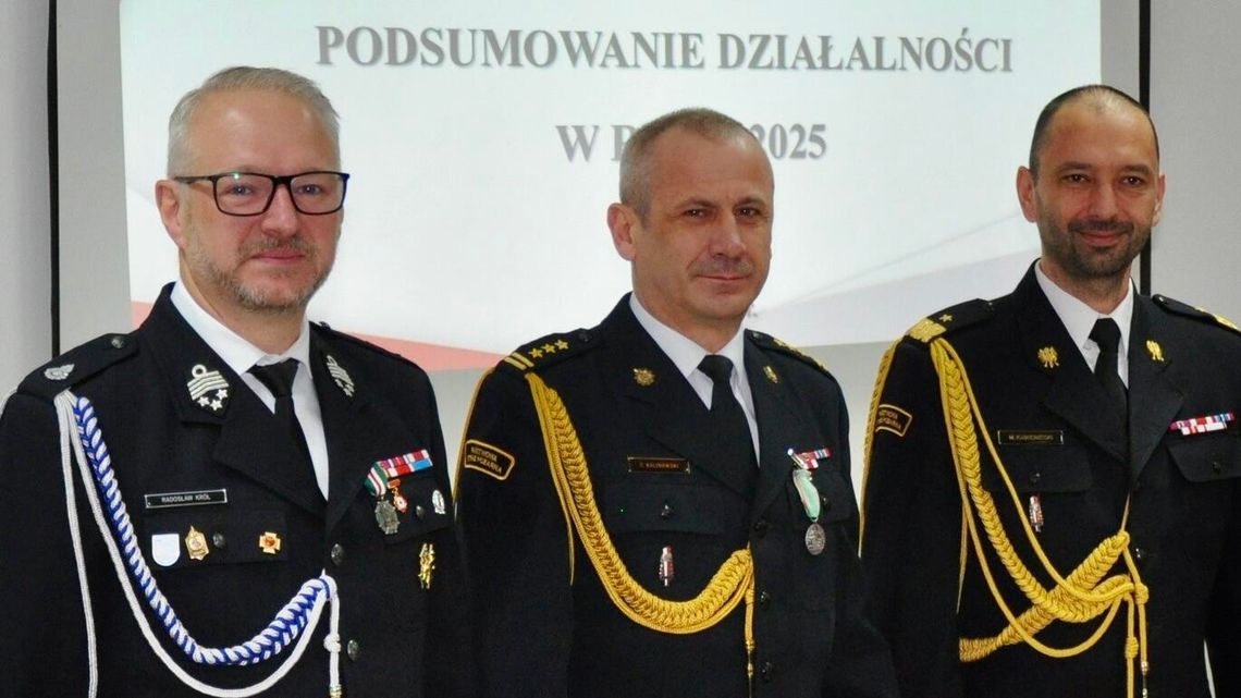 Rok intensywnej służby. Strażacy z powiatu lidzbarskiego podsumowali 2025 rok