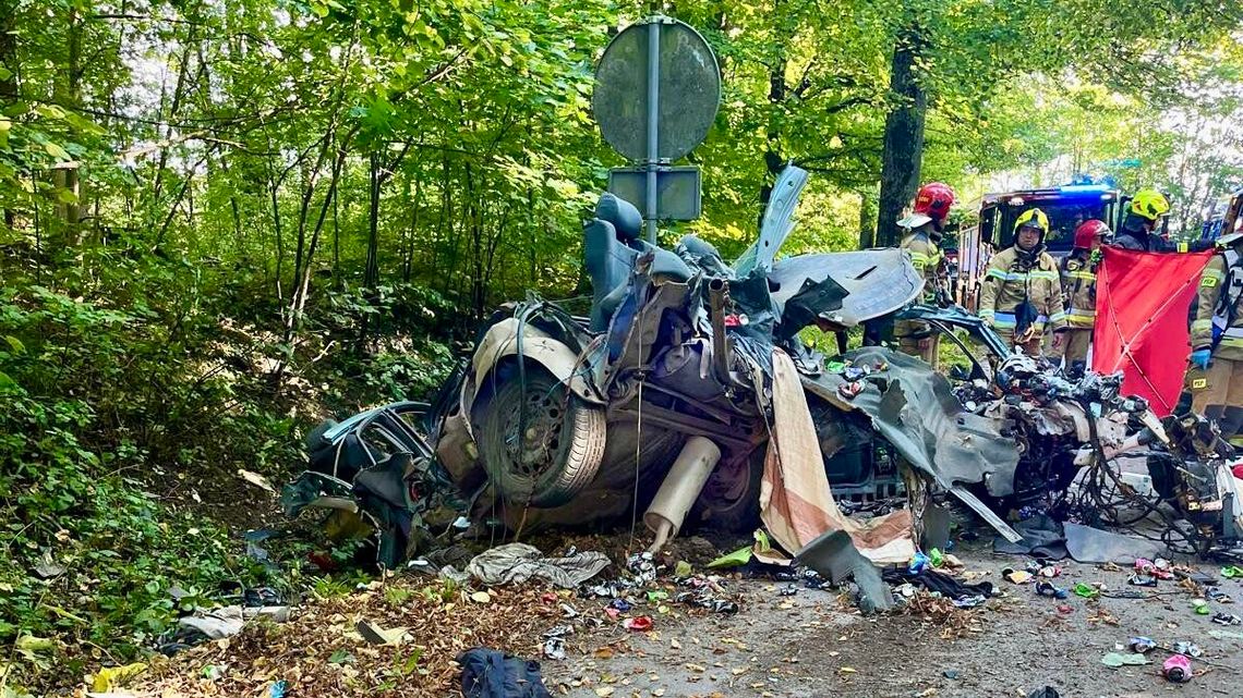 Śmiertelny wypadek na trasie Galiny-Kosy. Nie żyje 27-latek
