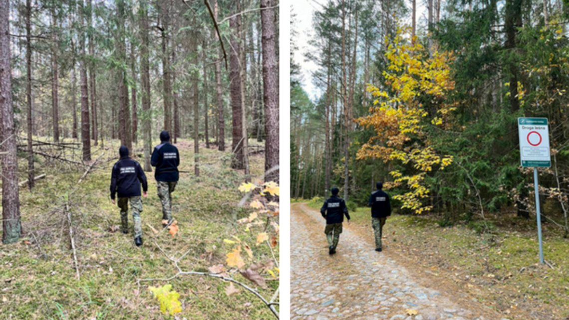 Zgubiły się na grzybobraniu. Z pomocą przyszedł patrol Straży Granicznej