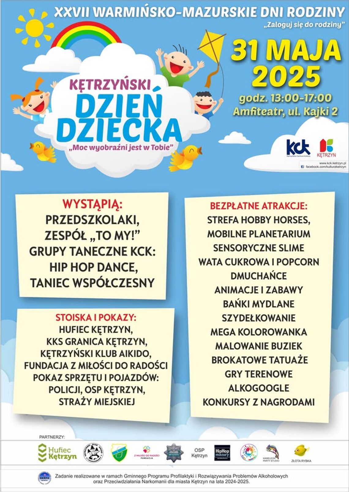 Kętrzyński Dzień Dziecka 2025 Kętrzyński Dzień Dziecka 2025