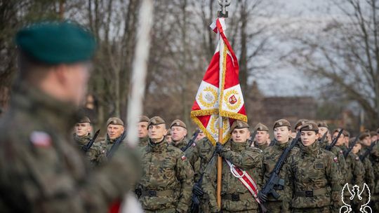 Przysięga żołnierzy WOT w Braniewie