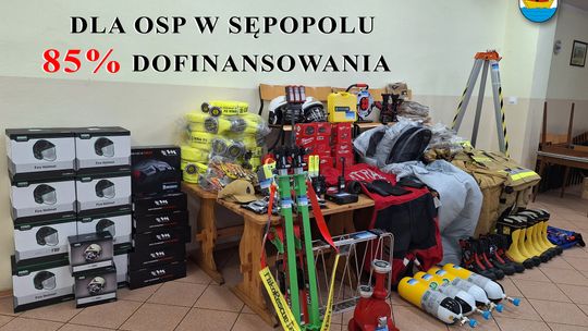 Nowy sprzęt dla OSP Sępopol