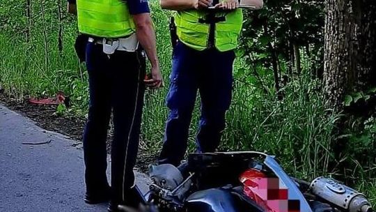 Śmiertelny wypadek motocyklisty