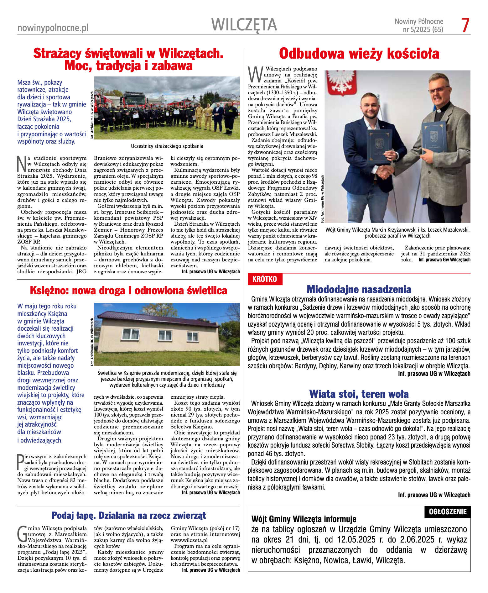Nowiny Północne, maj 2025 - strona 7
