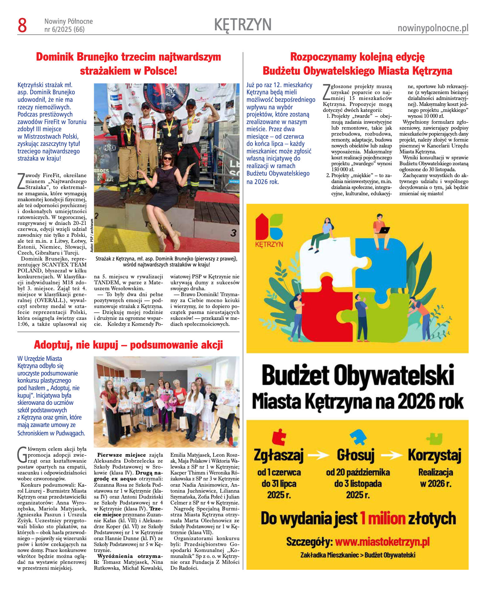 Nowiny Północne, czerwiec 2025 - strona 8