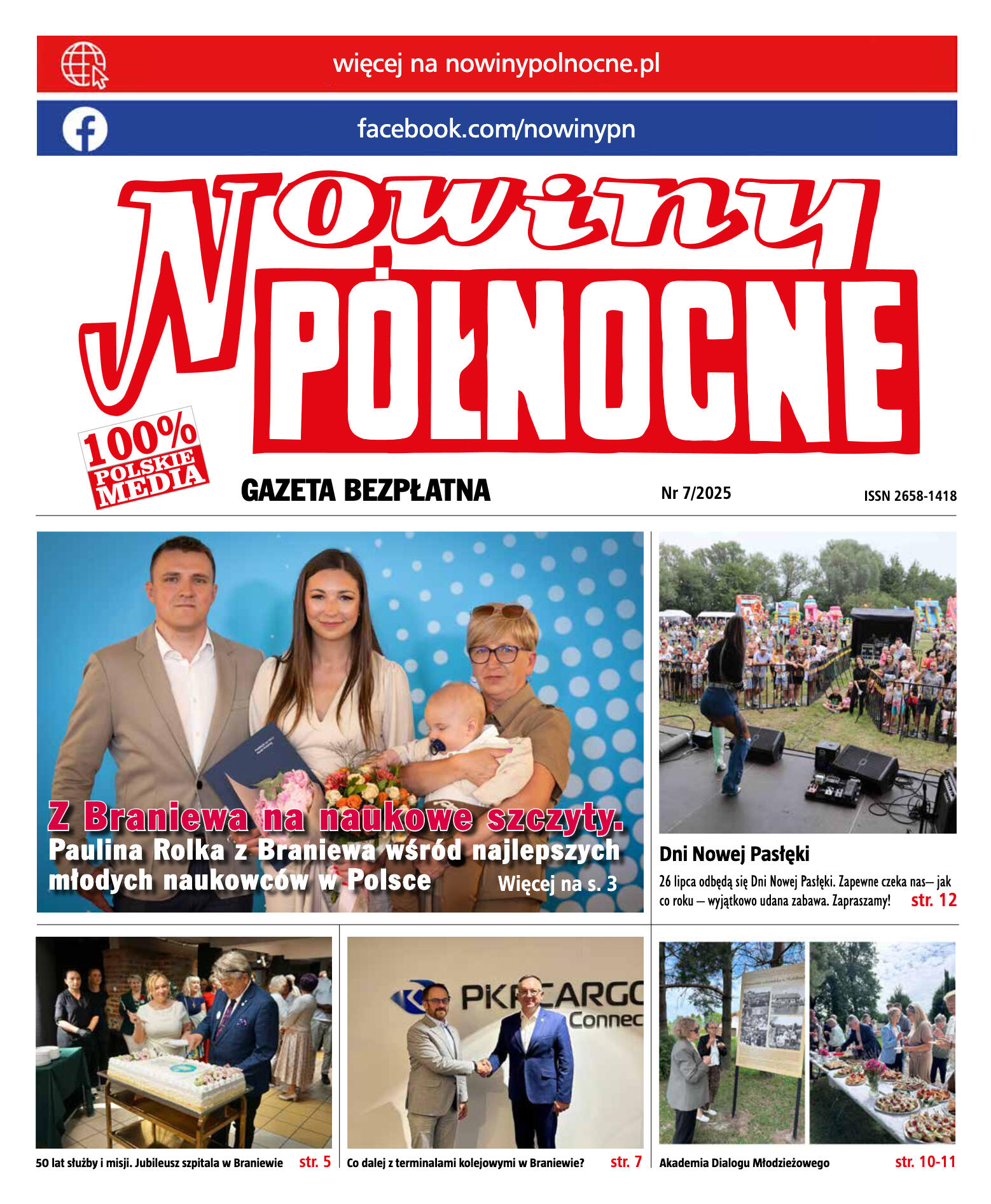 Nowiny Północne, lipiec 2025 - strona 1