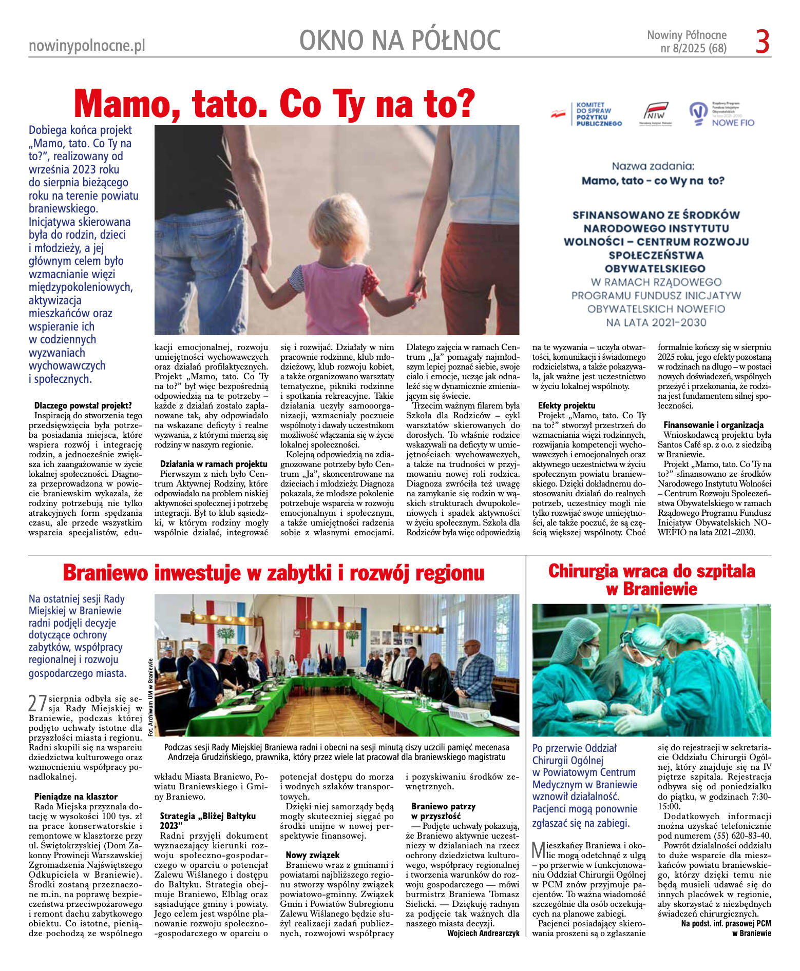 Nowiny Północne, sierpień 2025 - strona 3