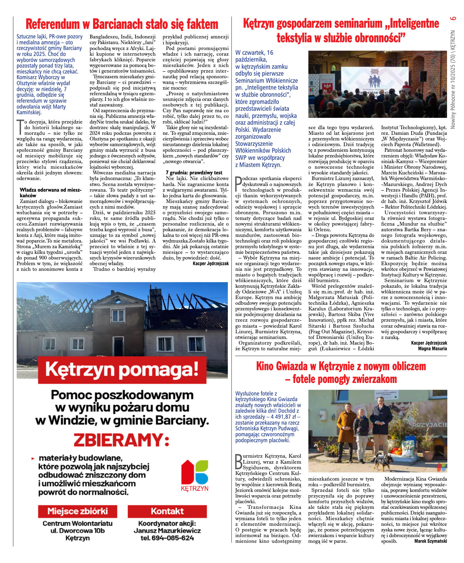 Nowiny Północne, październik 2025 - strona 6