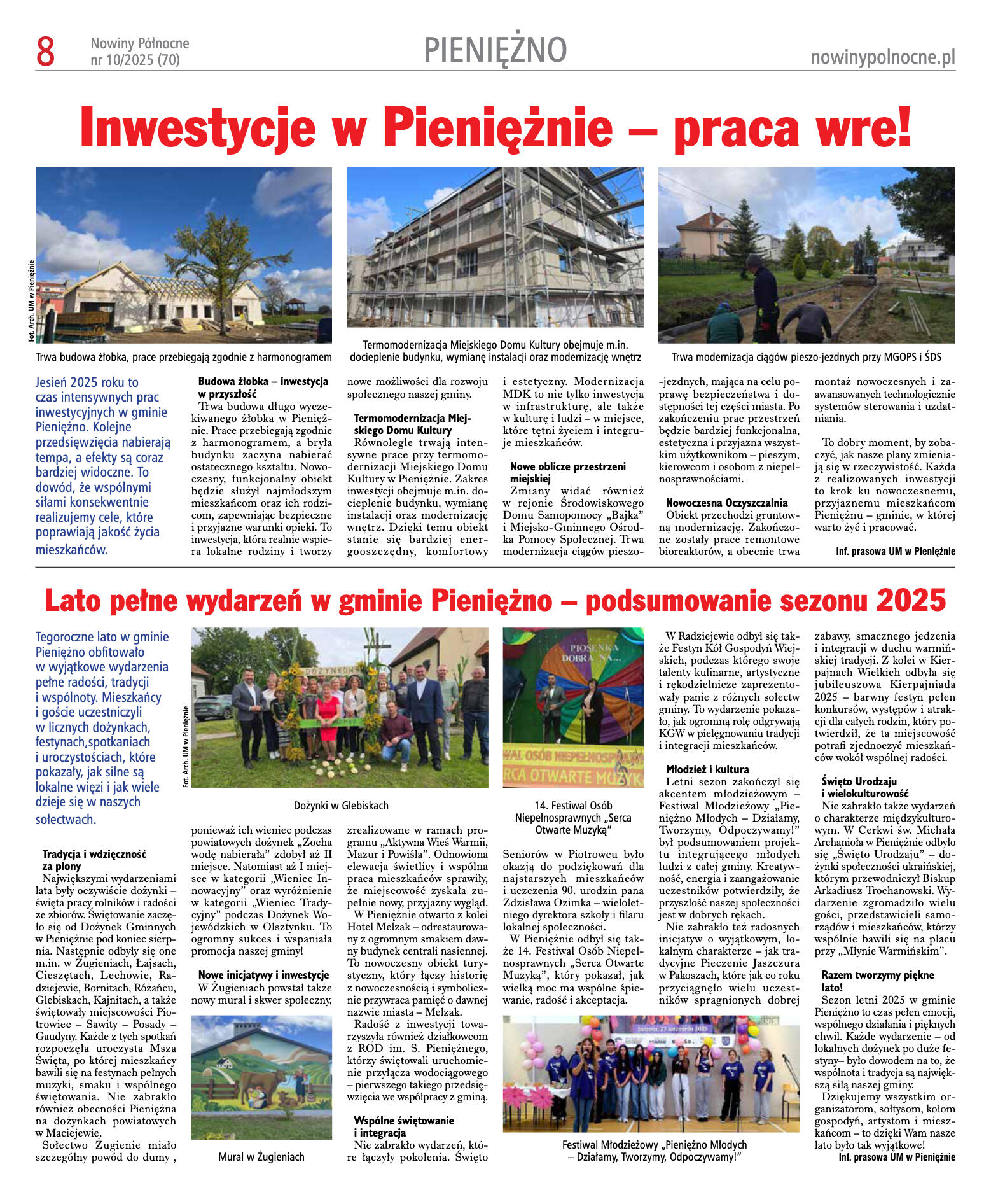 Nowiny Północne, październik 2025 - strona 8