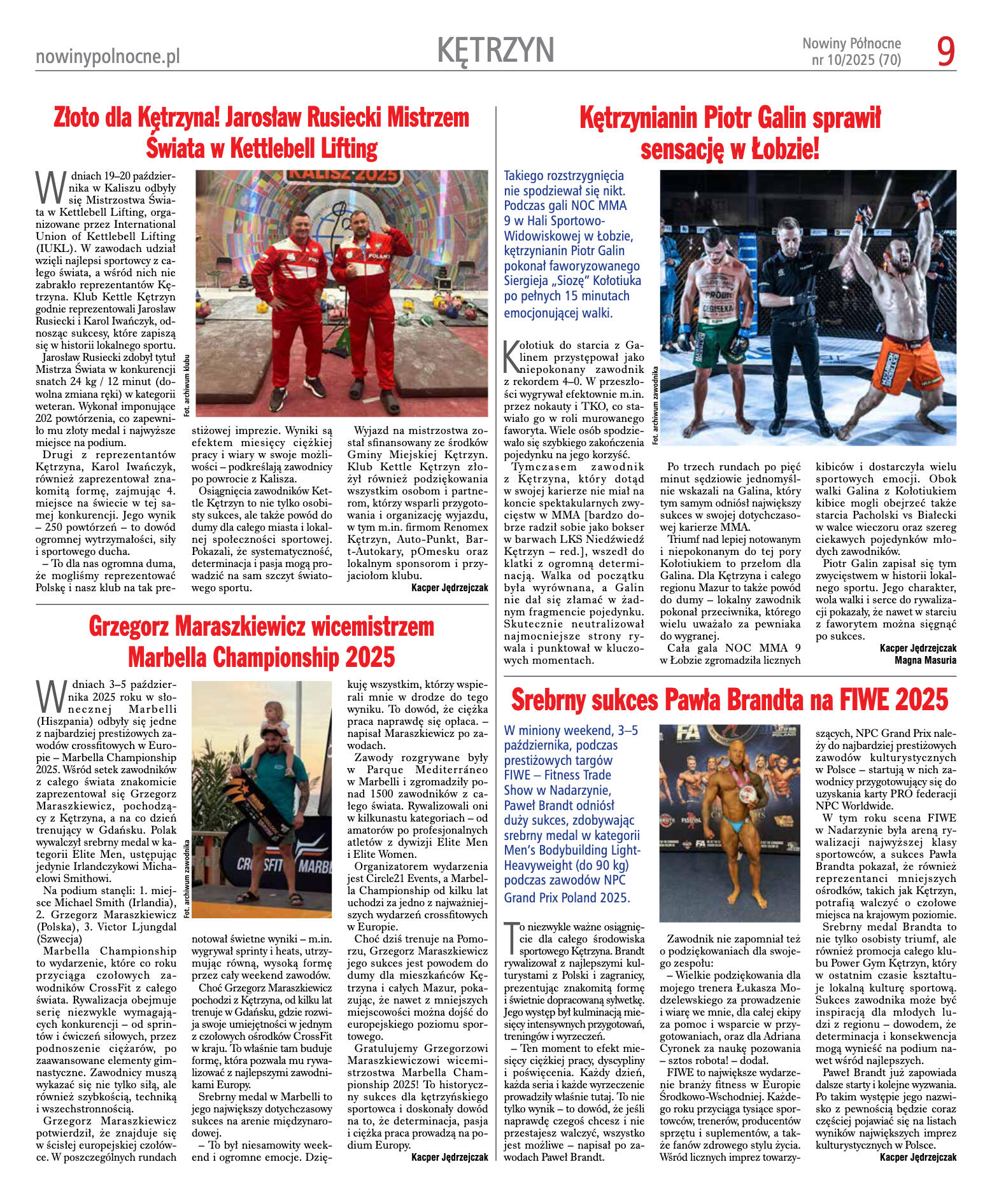Nowiny Północne, październik 2025 - strona 9