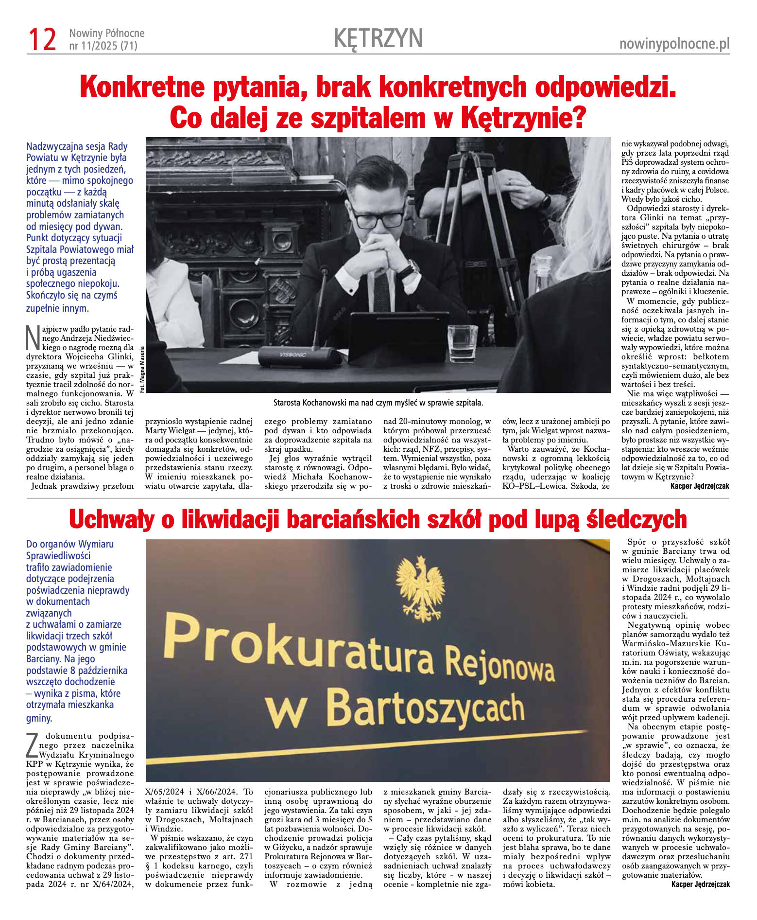 Nowiny Północne, listopad 2025 - strona 12