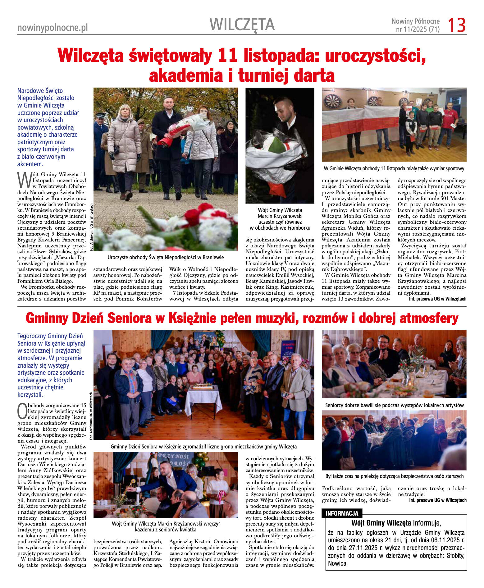 Nowiny Północne, listopad 2025 - strona 13