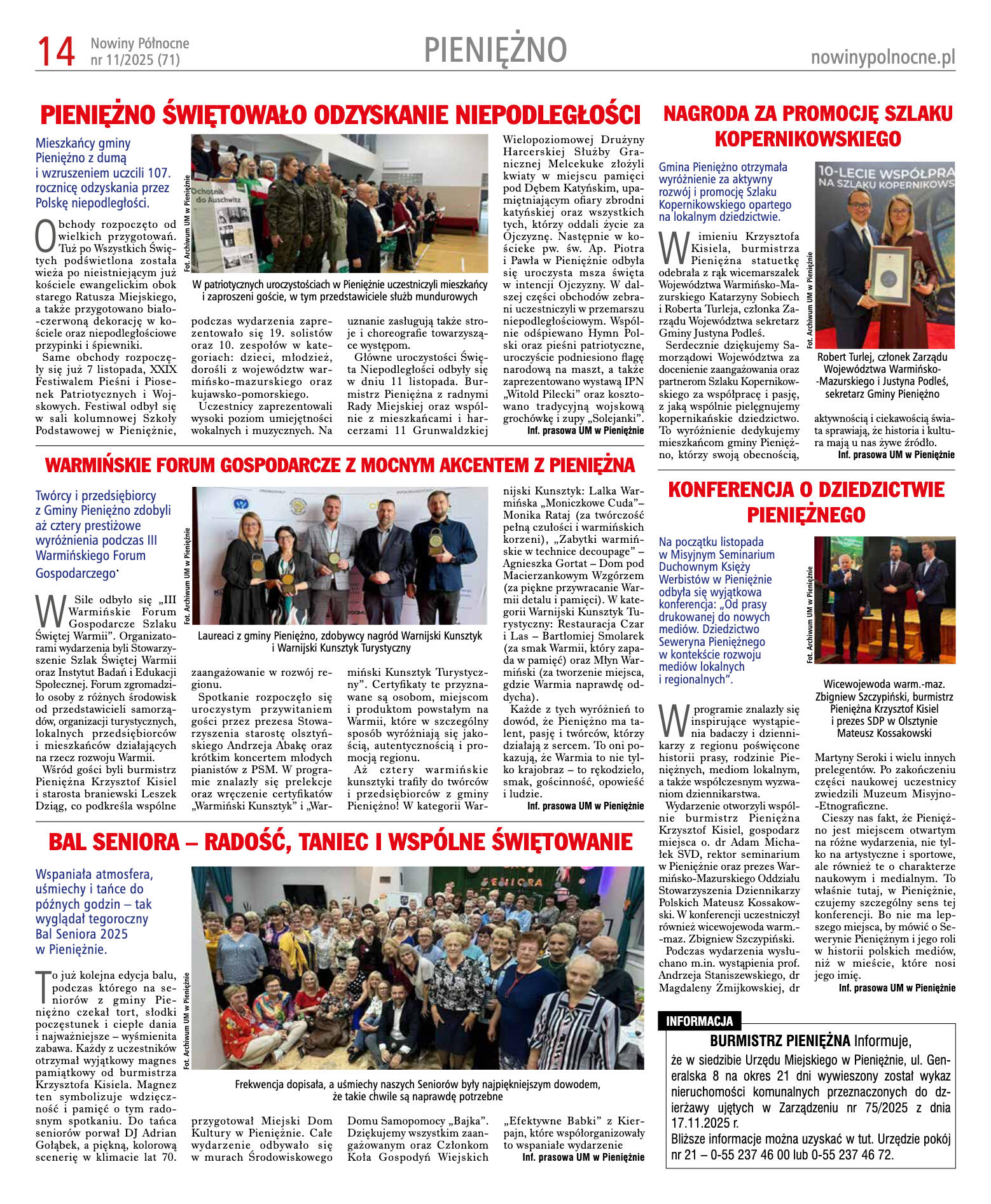 Nowiny Północne, listopad 2025 - strona 14