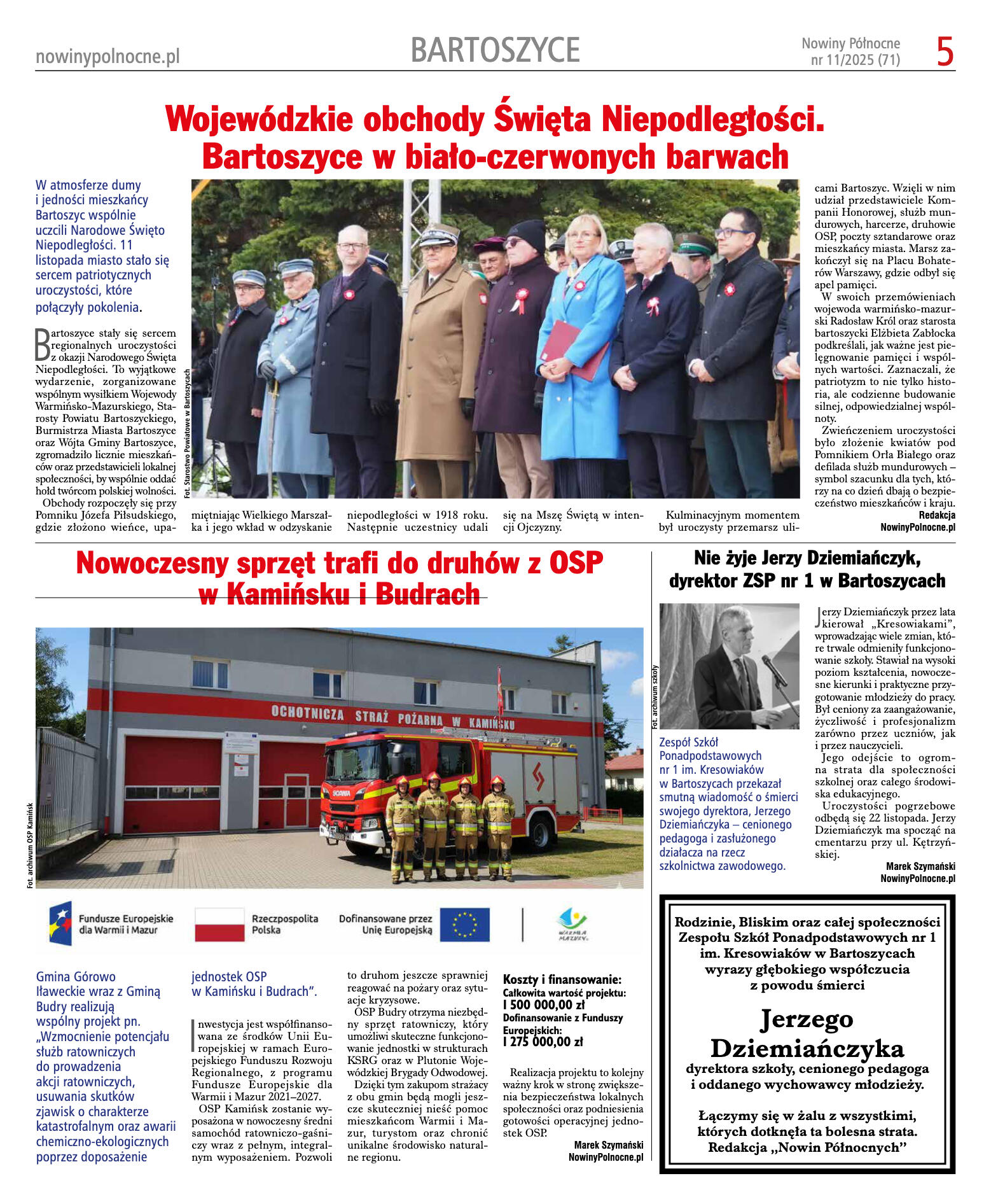 Nowiny Północne, listopad 2025 - strona 5