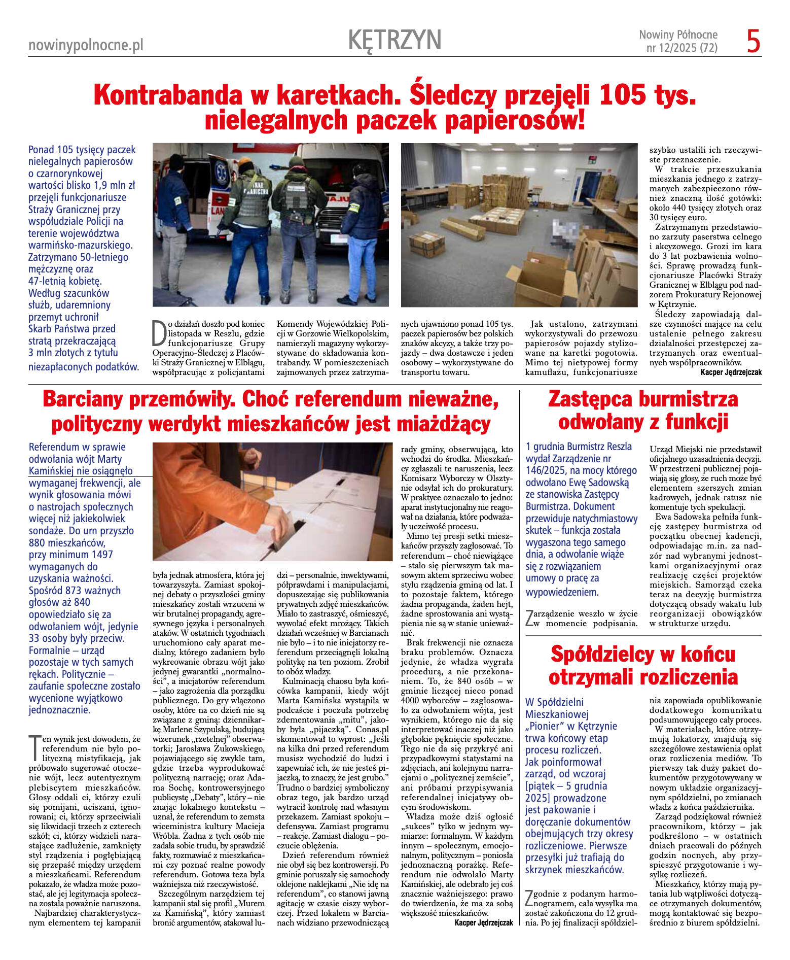 Nowiny Północne, grudzień 2025 - strona 5