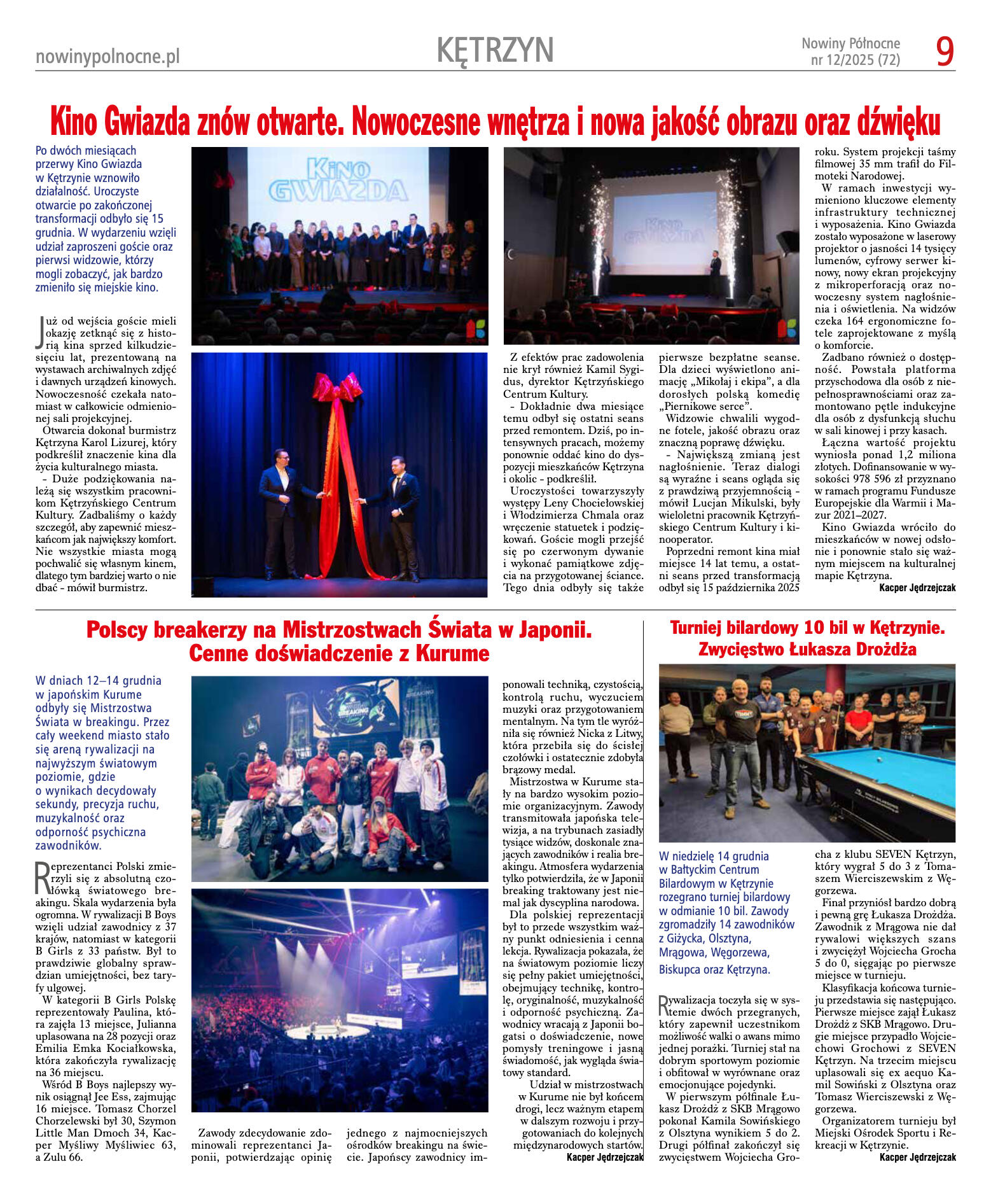 Nowiny Północne, grudzień 2025 - strona 9