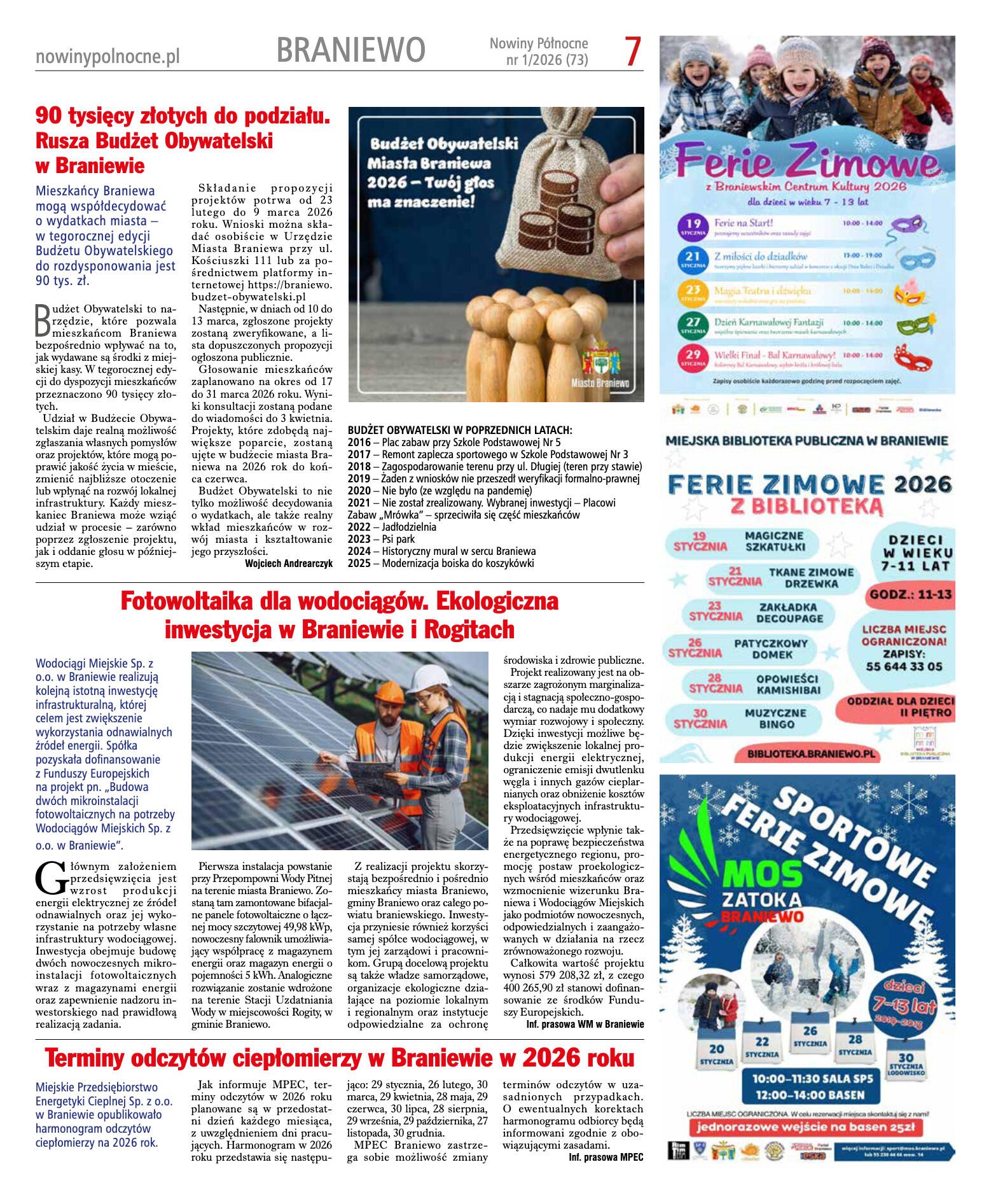 Nowiny Północne, styczeń 2026 - strona 7