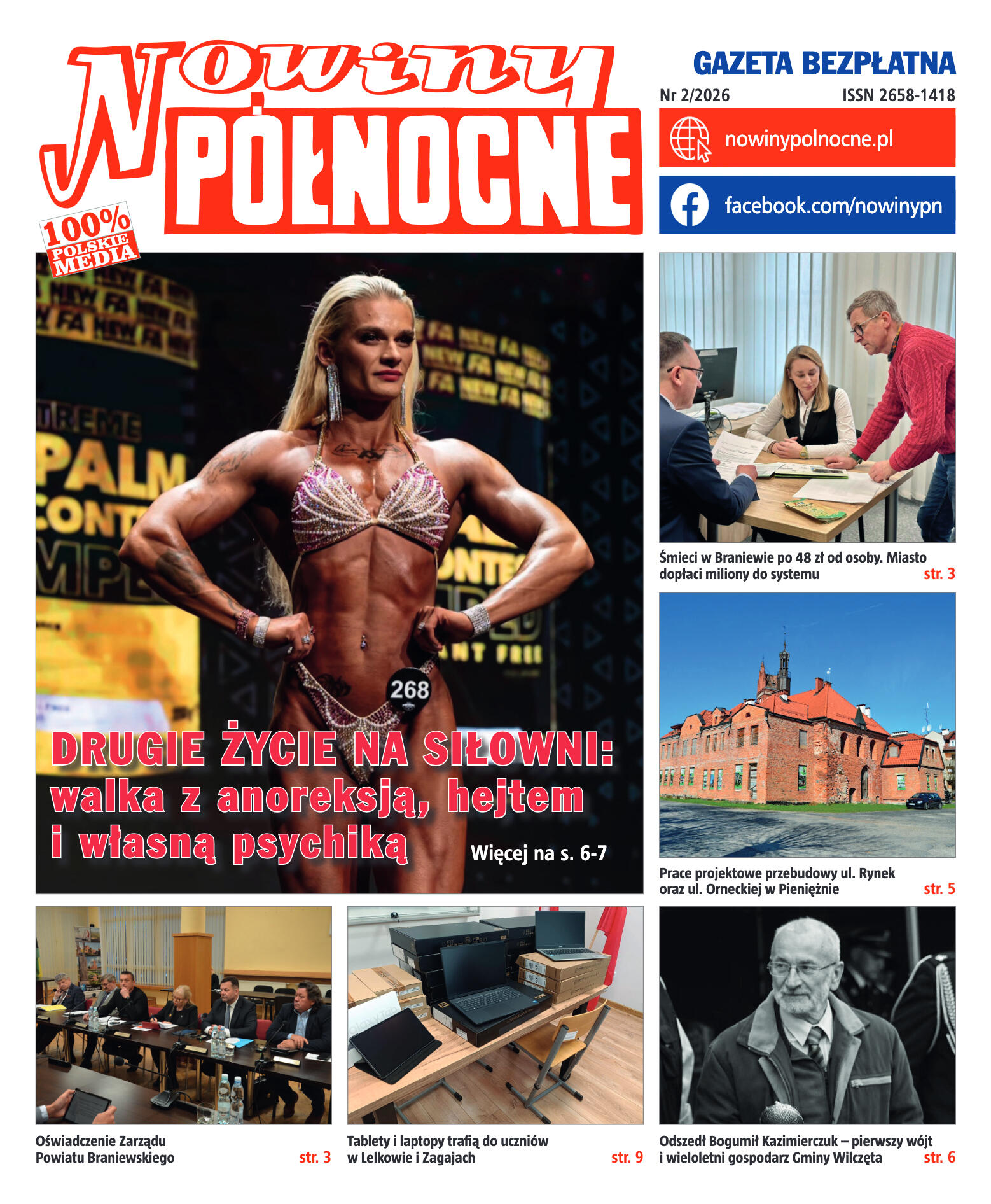 Nowiny Północne, luty 2026 - strona 1