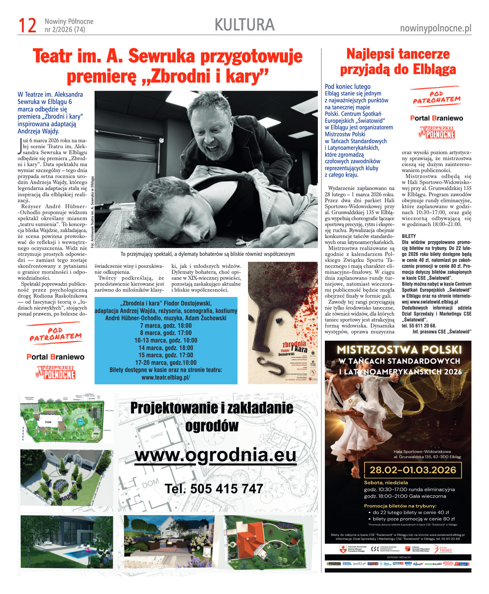 Nowiny Północne, luty 2026 - strona 12