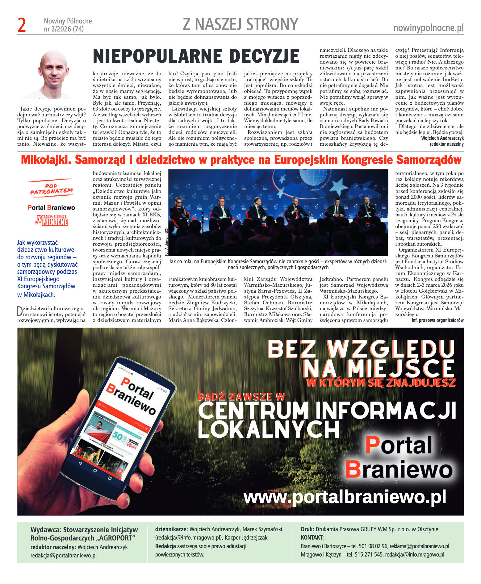 Nowiny Północne, luty 2026 - strona 2