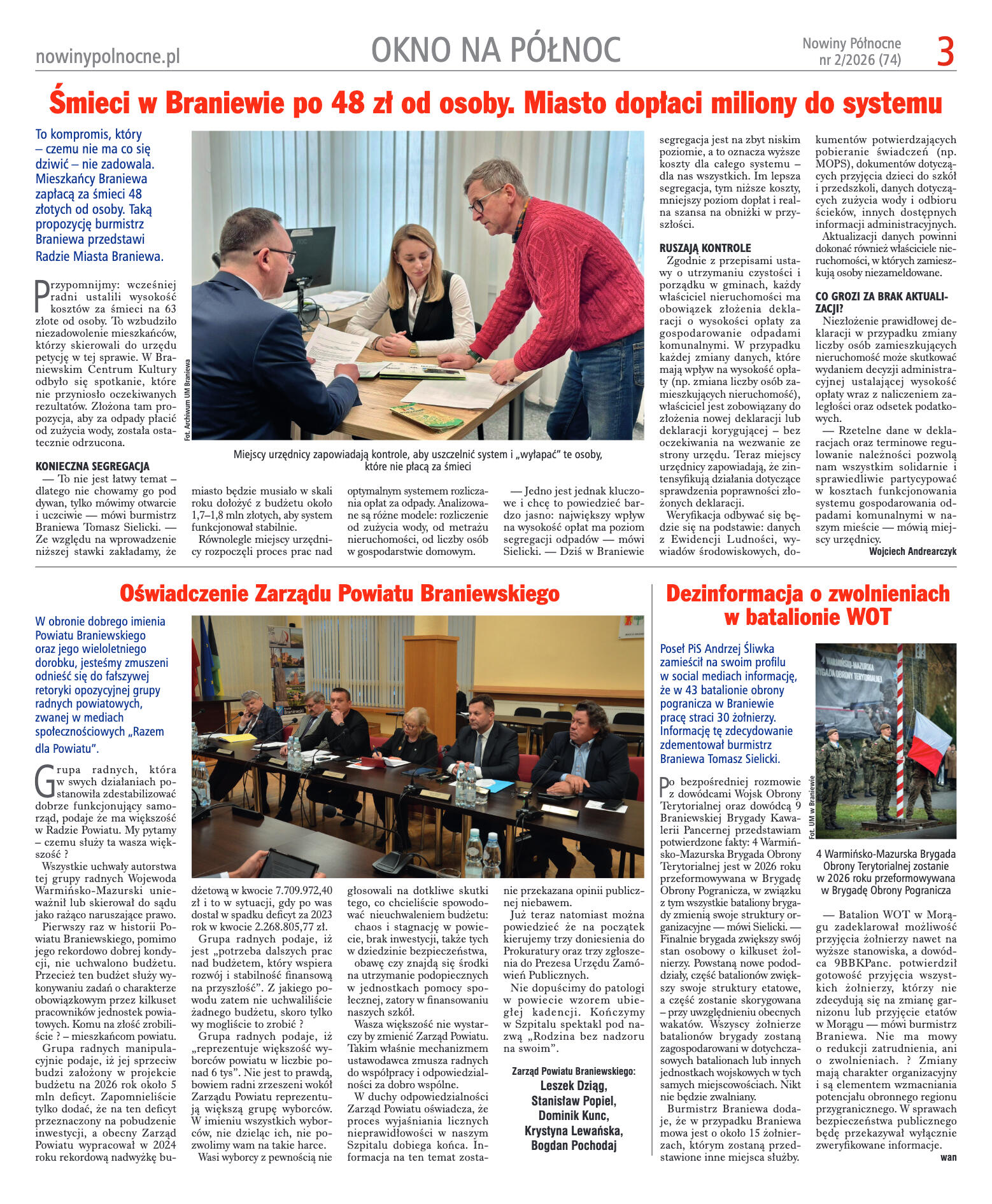 Nowiny Północne, luty 2026 - strona 3