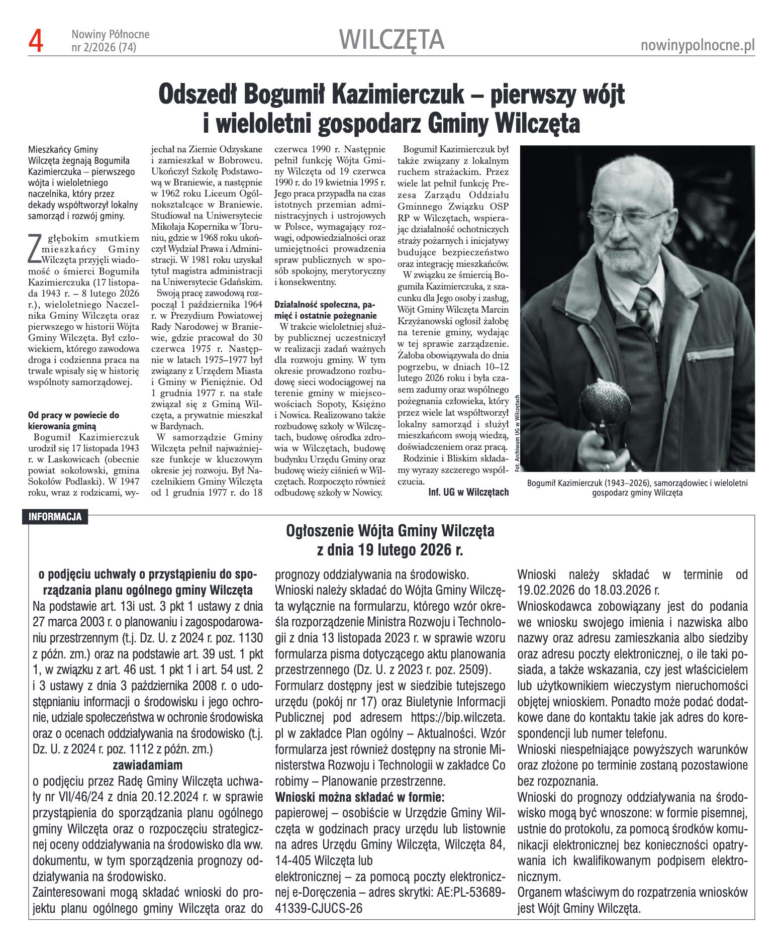 Nowiny Północne, luty 2026 - strona 4