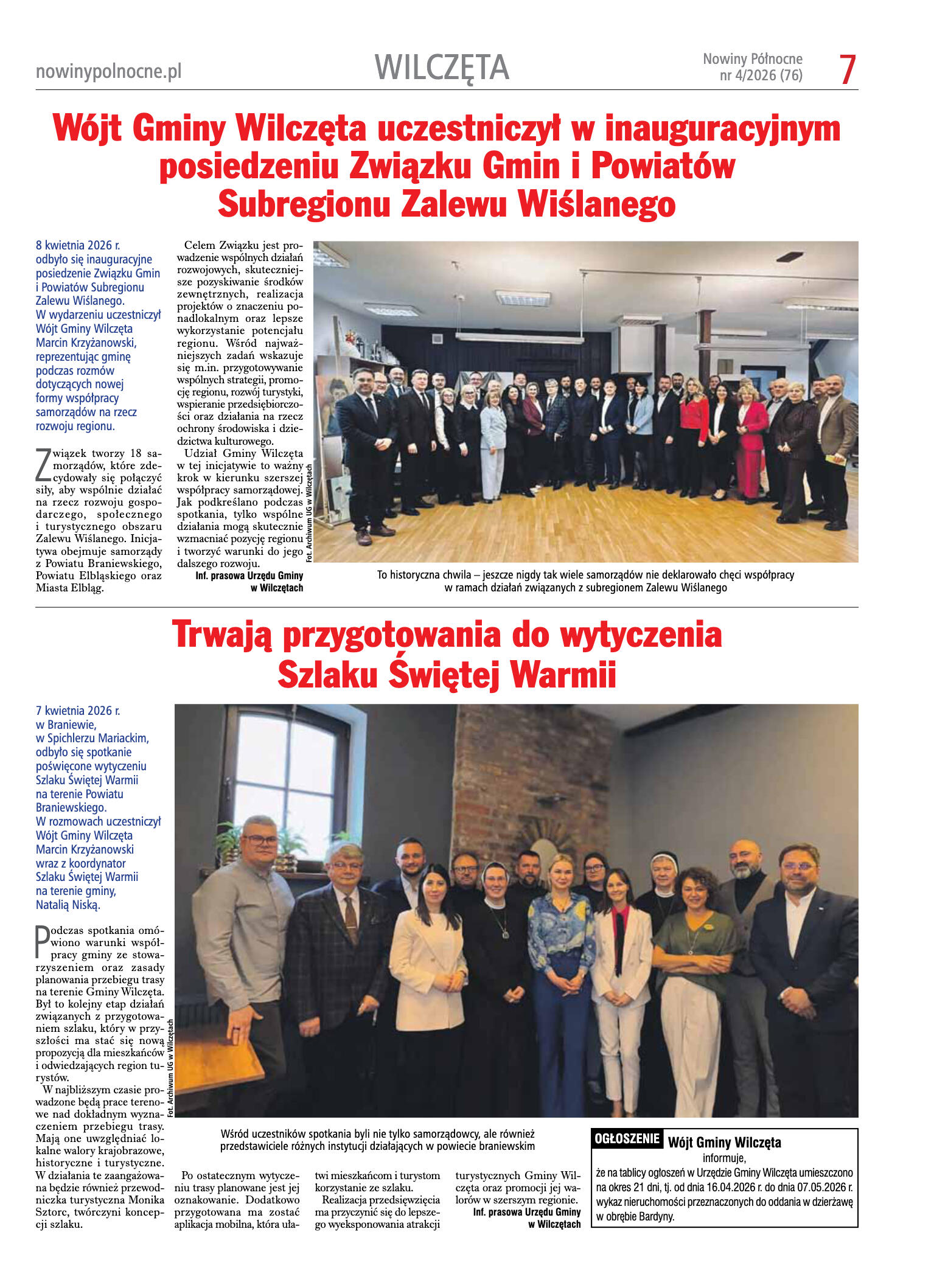 Nowiny Północne, kwiecień 2026 - strona 7