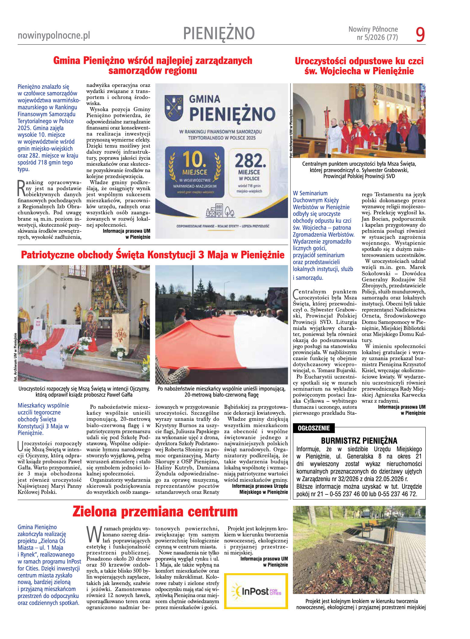 Nowiny Północne, maj 2026 - strona 9