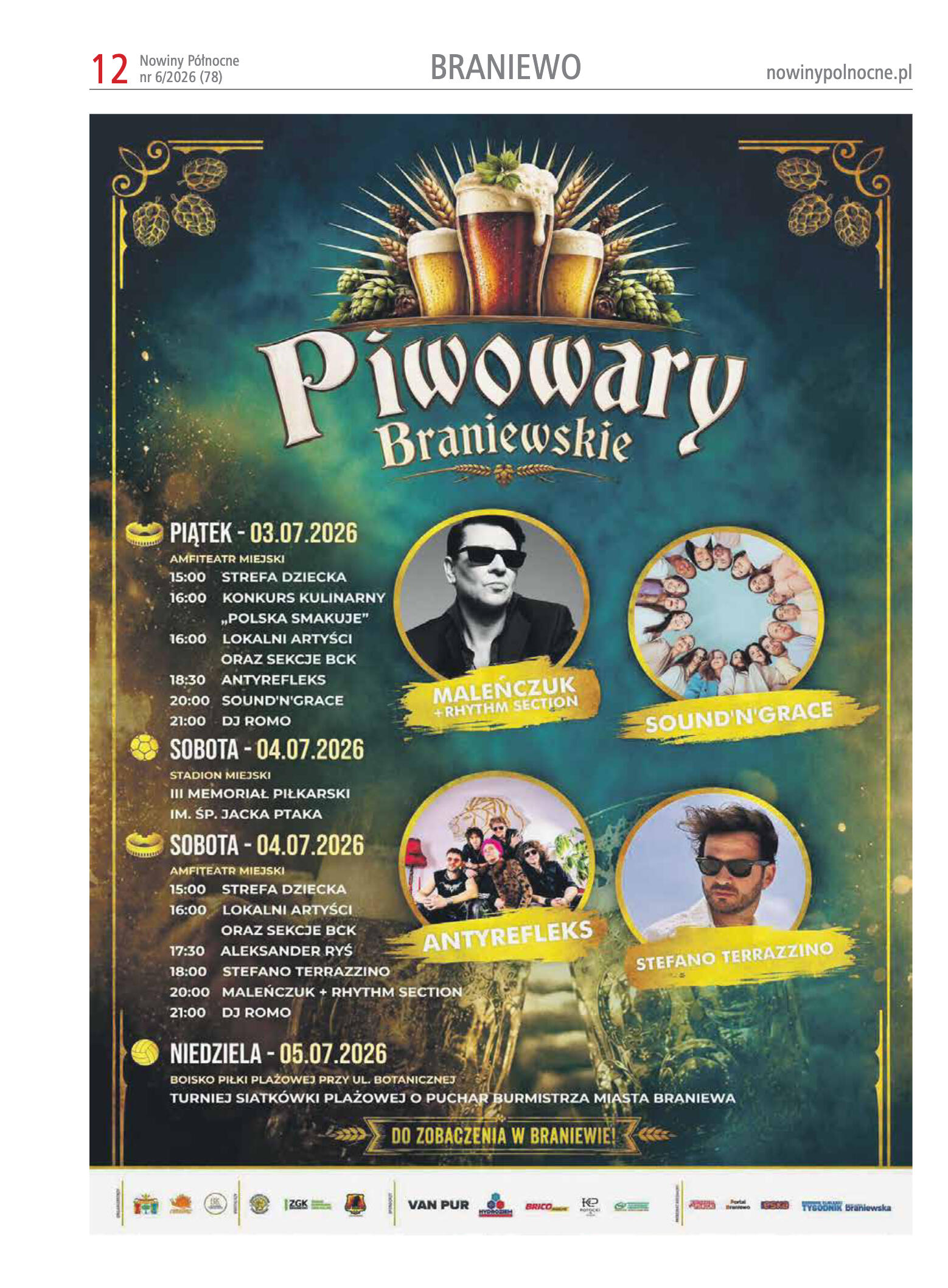 Nowiny Północne, czerwiec 2026 - strona 12