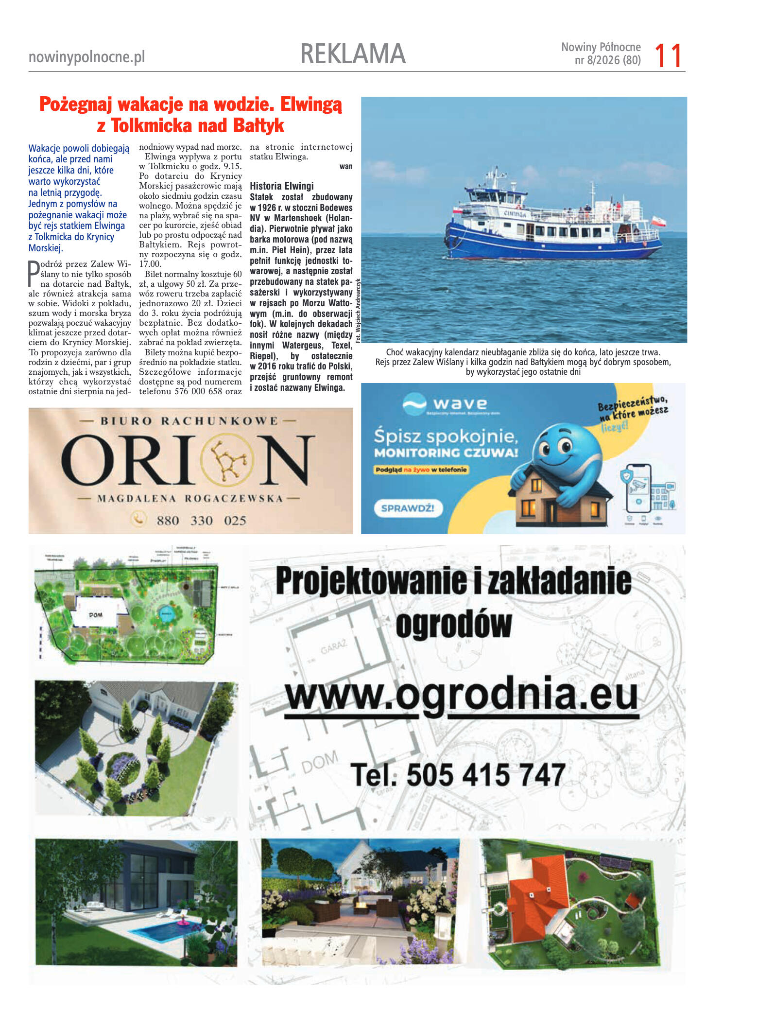 Nowiny Północne, sierpień 2026 - strona 11