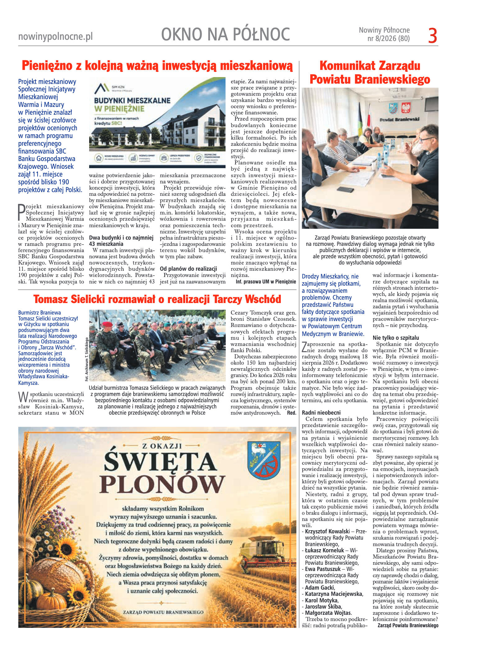 Nowiny Północne, sierpień 2026 - strona 3