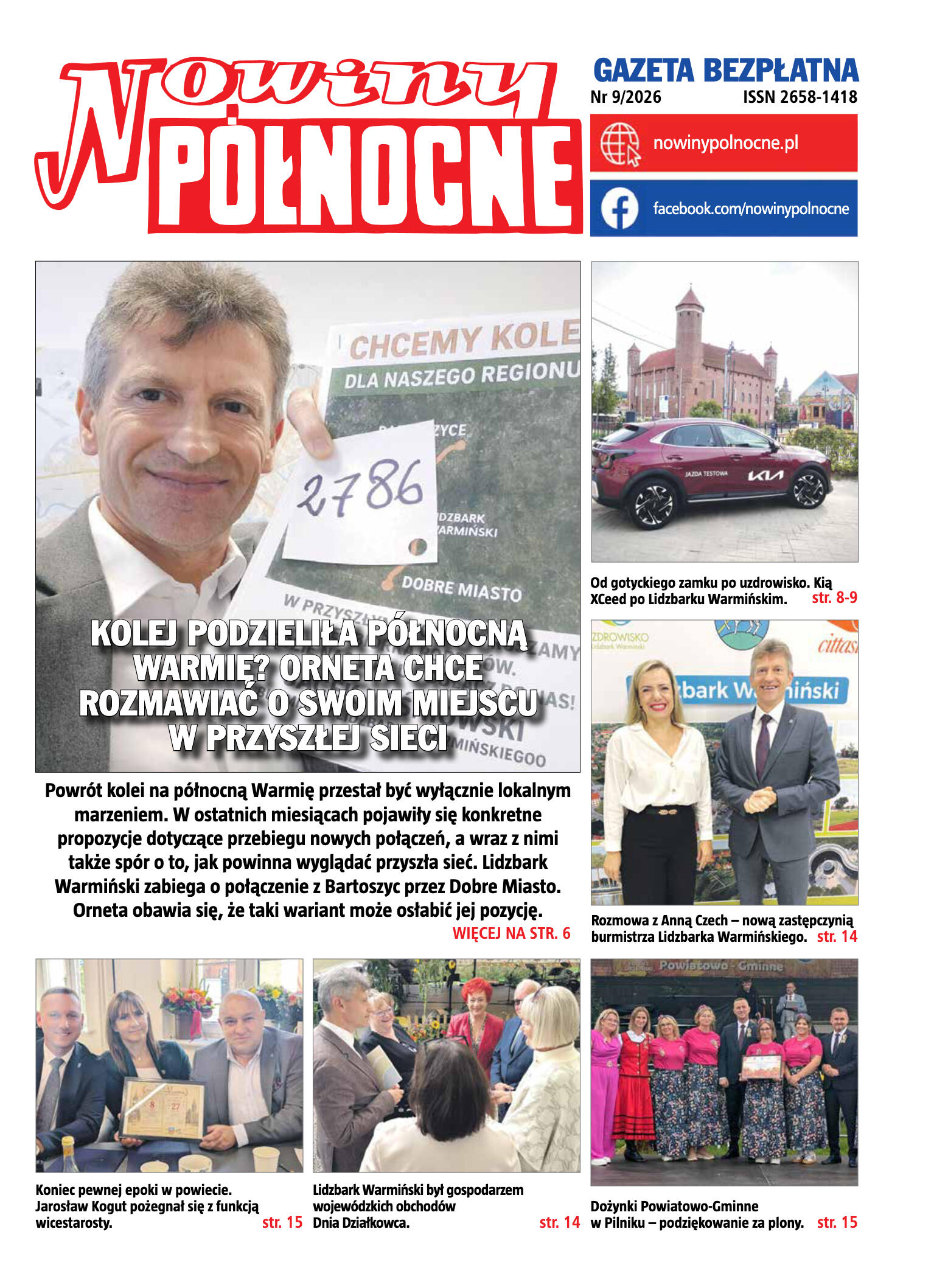 Nowiny Północne, wrzesień 2026 - strona 1