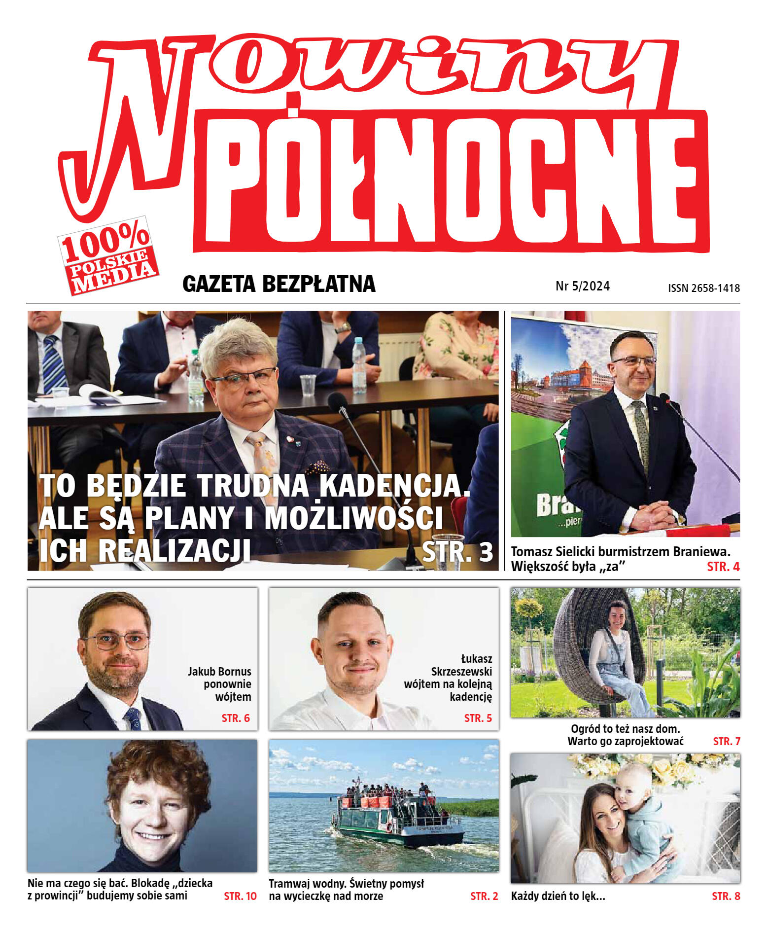 Nowiny Północne, 2024/05 - strona 1