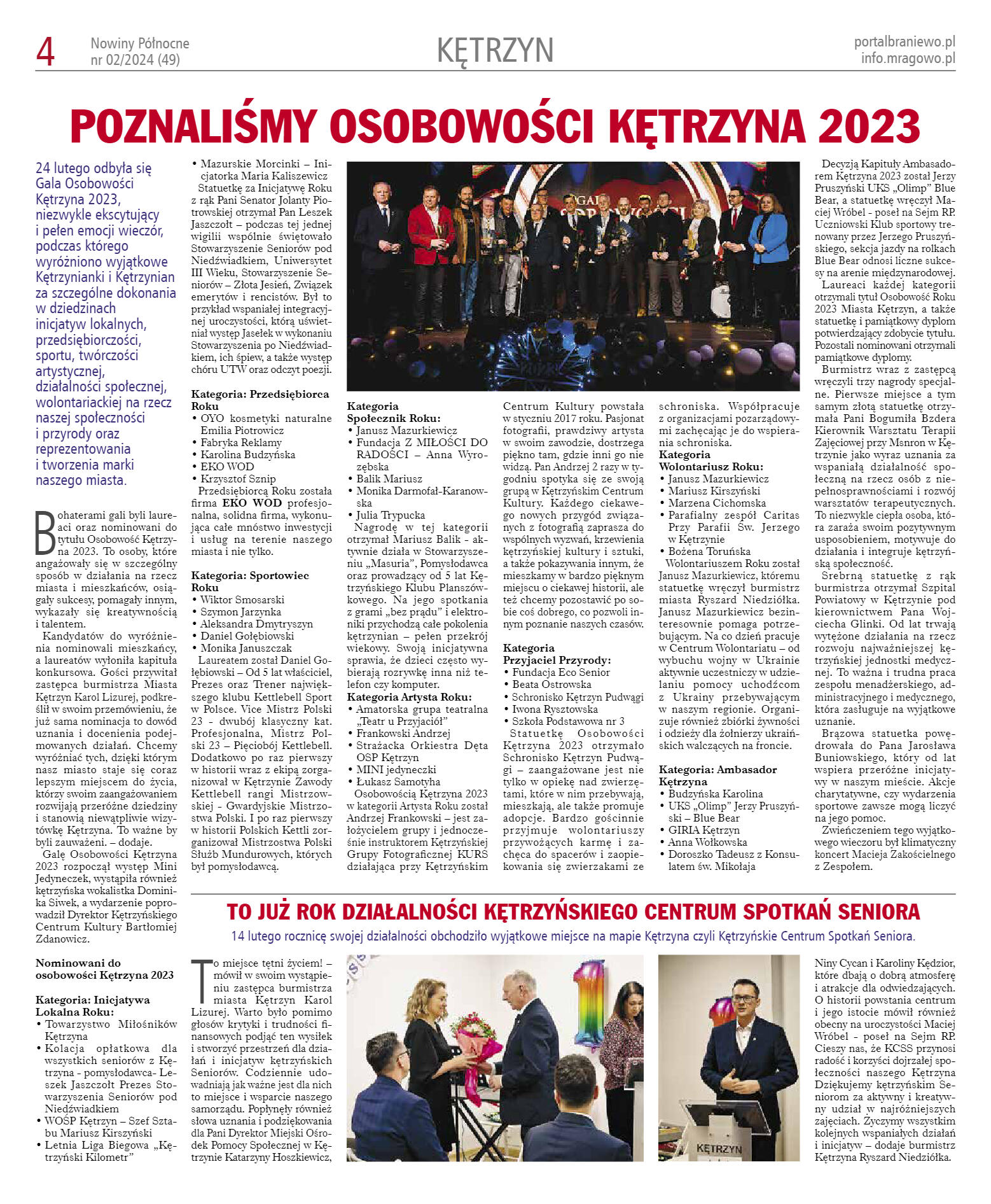 Nowiny Północne, 2024/02 - strona 4